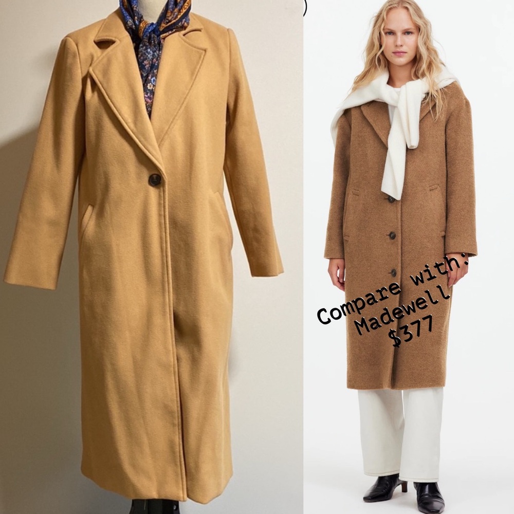 3/$10 Shein Single Button Overcoat